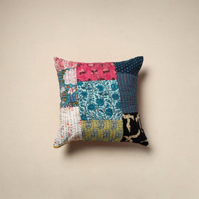 Tagai patchwork cushion cover (16 x 16 in) 93 - handcrafted