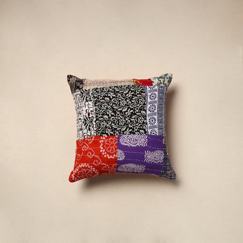 Tagai patchwork cushion cover (16 x 16 in) 98 - handcrafted