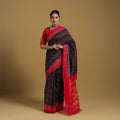 Multicolor Telia Rumal Handloom Cotton Pochampally Double Ikat Saree