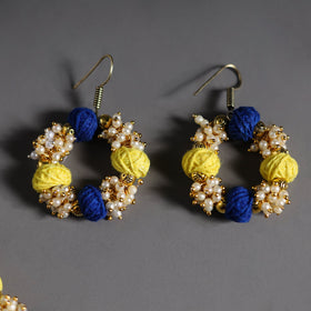 Multicolor - thread beads handmade necklace set 04