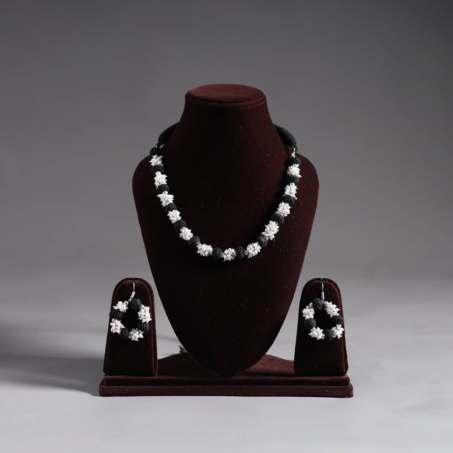 Buy Thread Beads Handmade Necklace Set Online