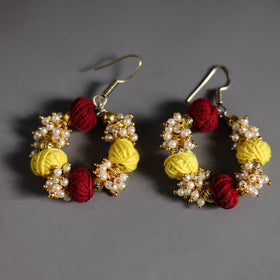 Multicolor - thread beads handmade necklace set 09