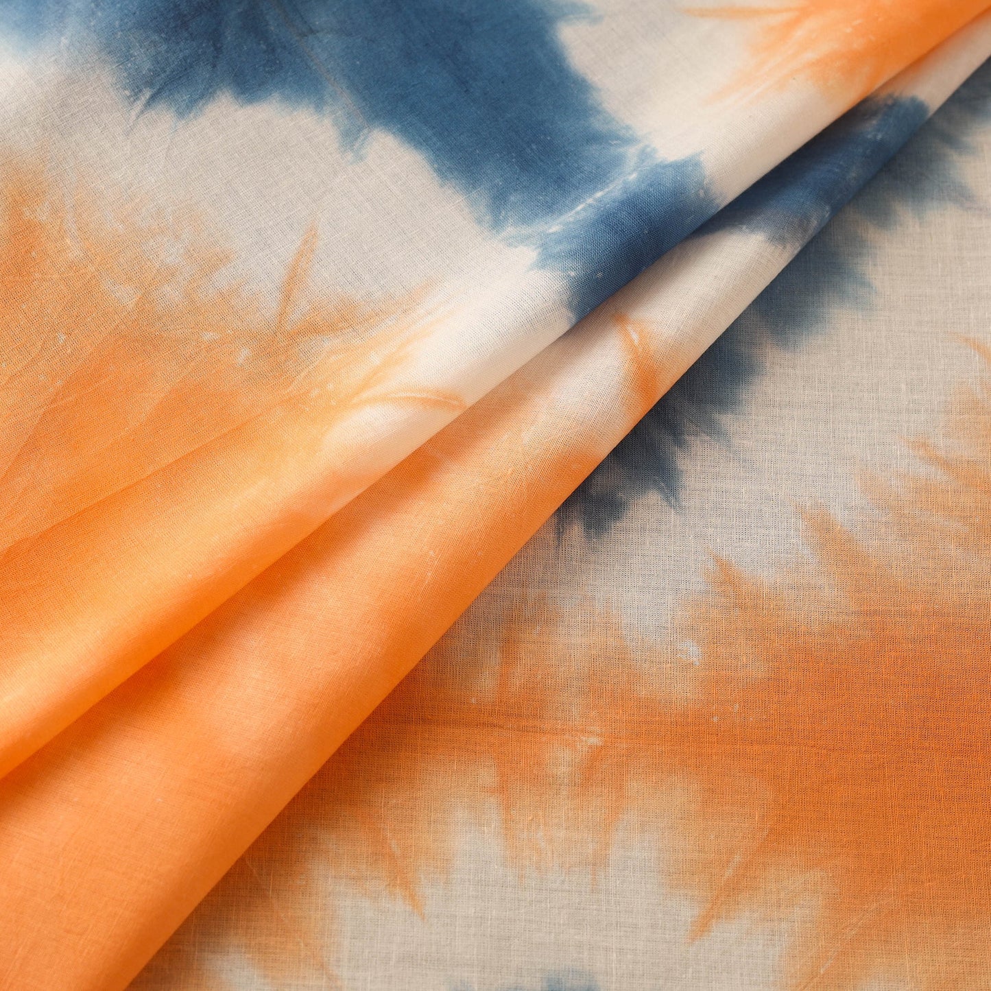  Multicolor Tie-Dye Cotton Shibori Fabric 