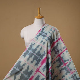 Black - tie-dye cotton shibori fabric 17 - handcrafted