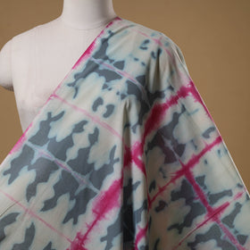 Black - tie-dye cotton shibori fabric 17 - handcrafted