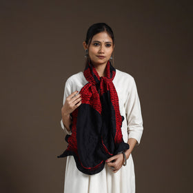  Multicolor Tie & Dye Gajji Silk Shibori Stole