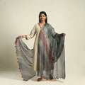Buy Tie & Dye Multicolor Kota Doria Cotton Leheriya Dupatta