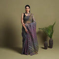 Buy Multicolor Tie-Dye Kota Doria Cotton Leheriya Saree