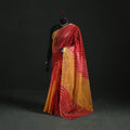 Tie-dye kota doria cotton leheriya saree 20 - handcrafted