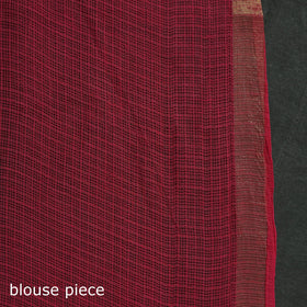 Tie-dye kota doria cotton leheriya saree 21 - handcrafted