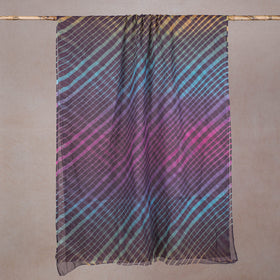 Buy Leheriya Tie-Dye Kota Doria Cotton Saree Online l iTori.com