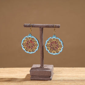  Tikuli Art Handpainted Wooden Earrings 