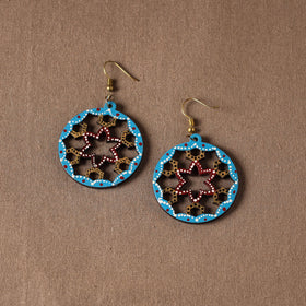  Tikuli Art Handpainted Wooden Earrings 