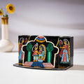 Multicolor Tikuli Art Handpainted Wooden Kitchen Tool Holder
