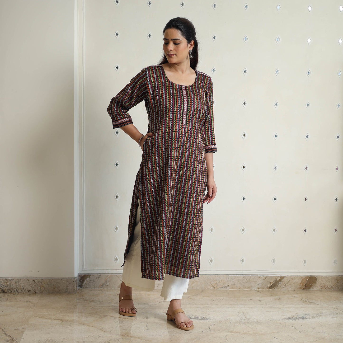Traditional Khun Straight Kurta for Women