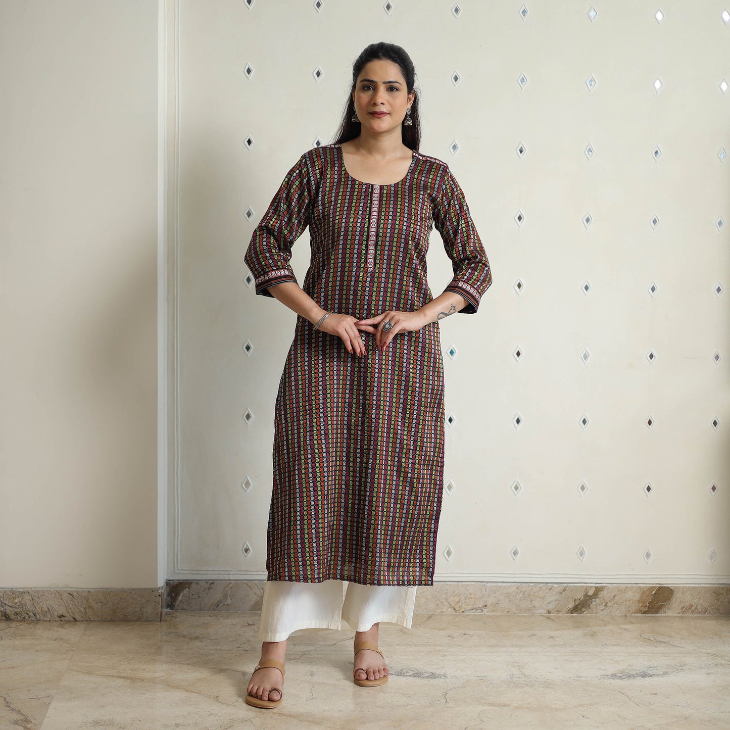 Traditional Khun Straight Kurta for Women