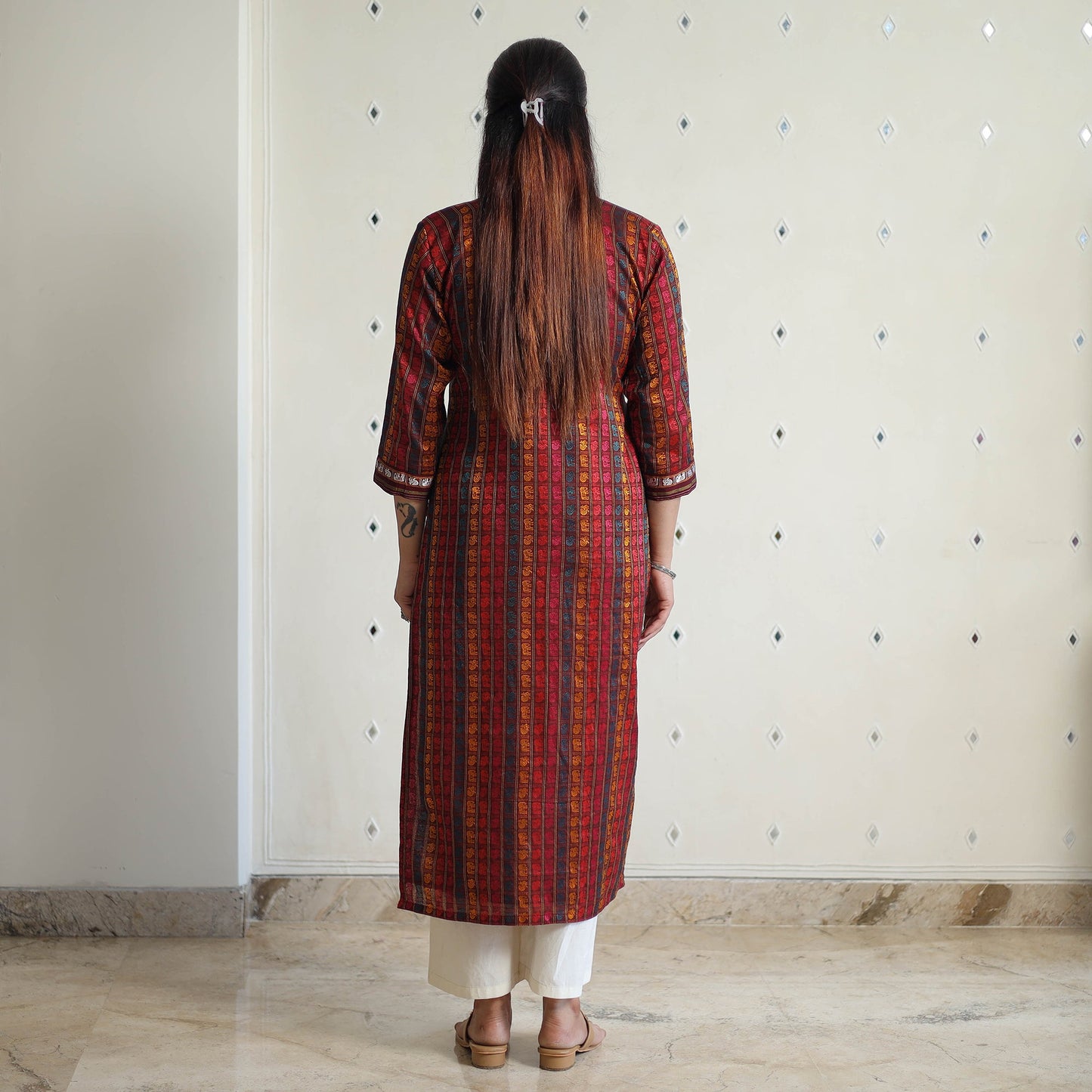 Multicolor - traditional cotton khun straight kurta