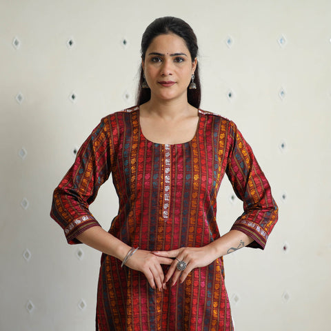 Multicolor - traditional cotton khun straight kurta