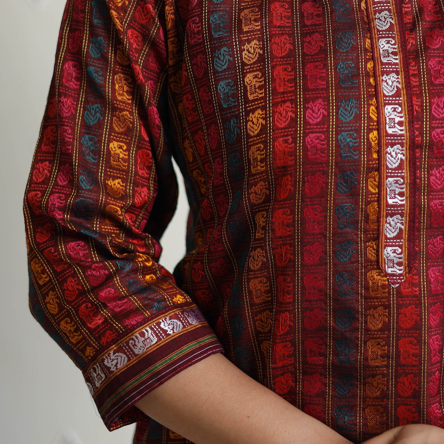 Multicolor - traditional cotton khun straight kurta