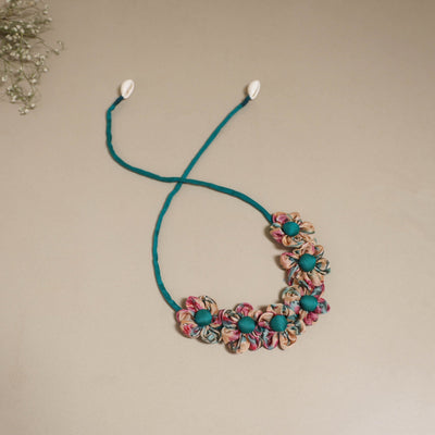 Traditional handmade fabart multi petal gajra - handcrafted