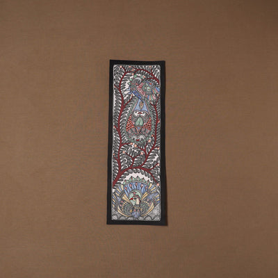 Handpainted madhubani painting by hira devi (22 x 7 in) 37