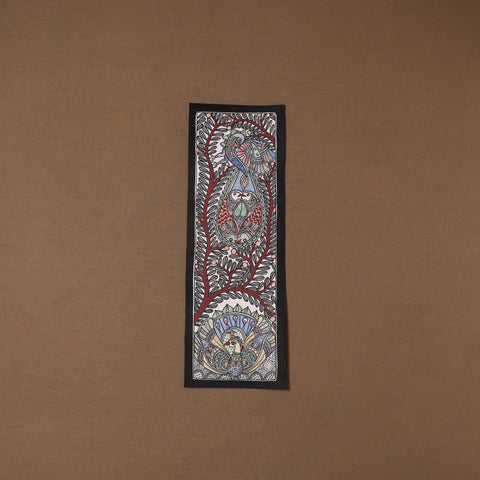 Handpainted madhubani painting by hira devi (22 x 7 in) 37