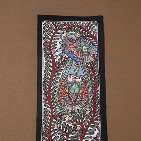 Handpainted madhubani painting by hira devi (22 x 7 in) 37