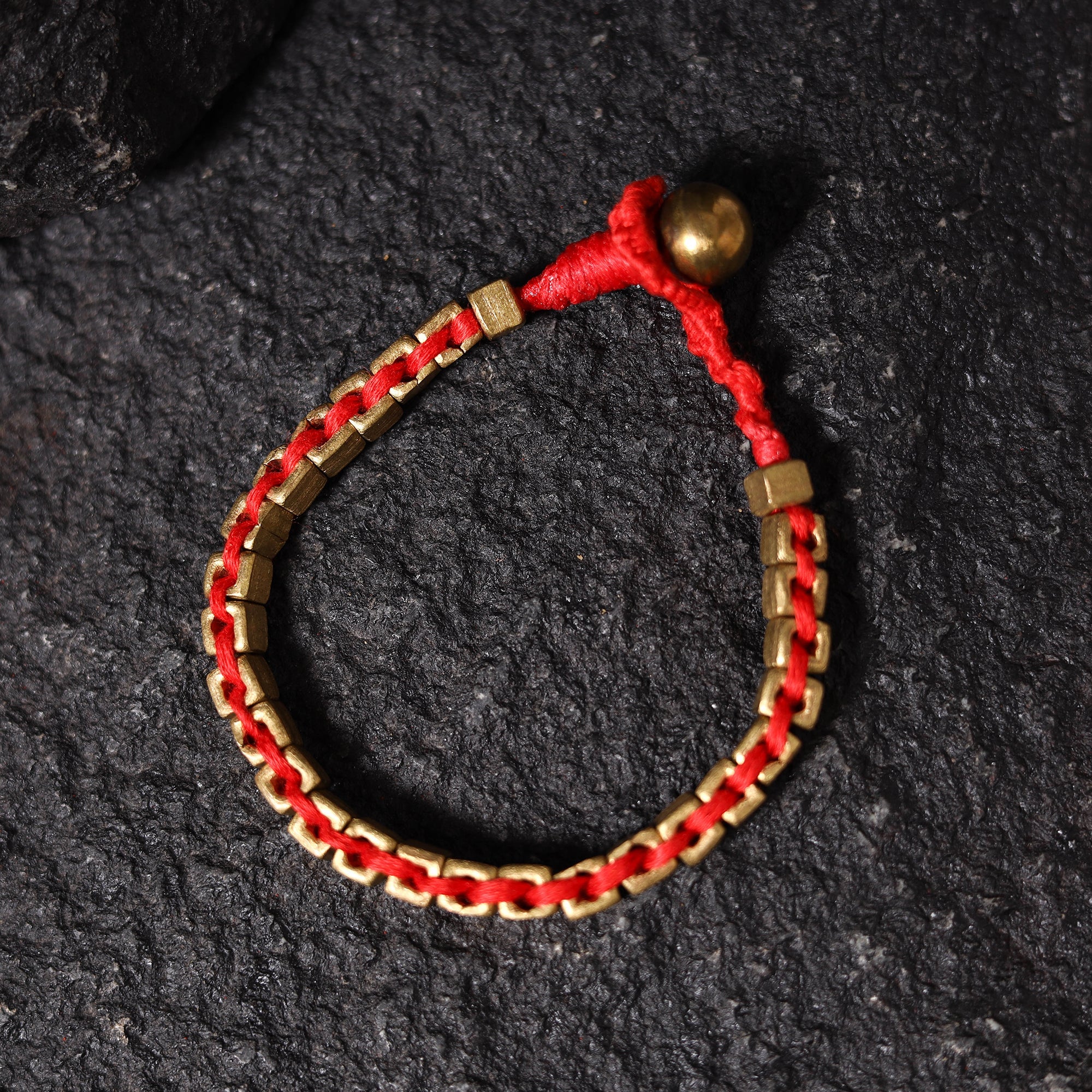 Tribal Odisha Dokra Threadwork Bracelet