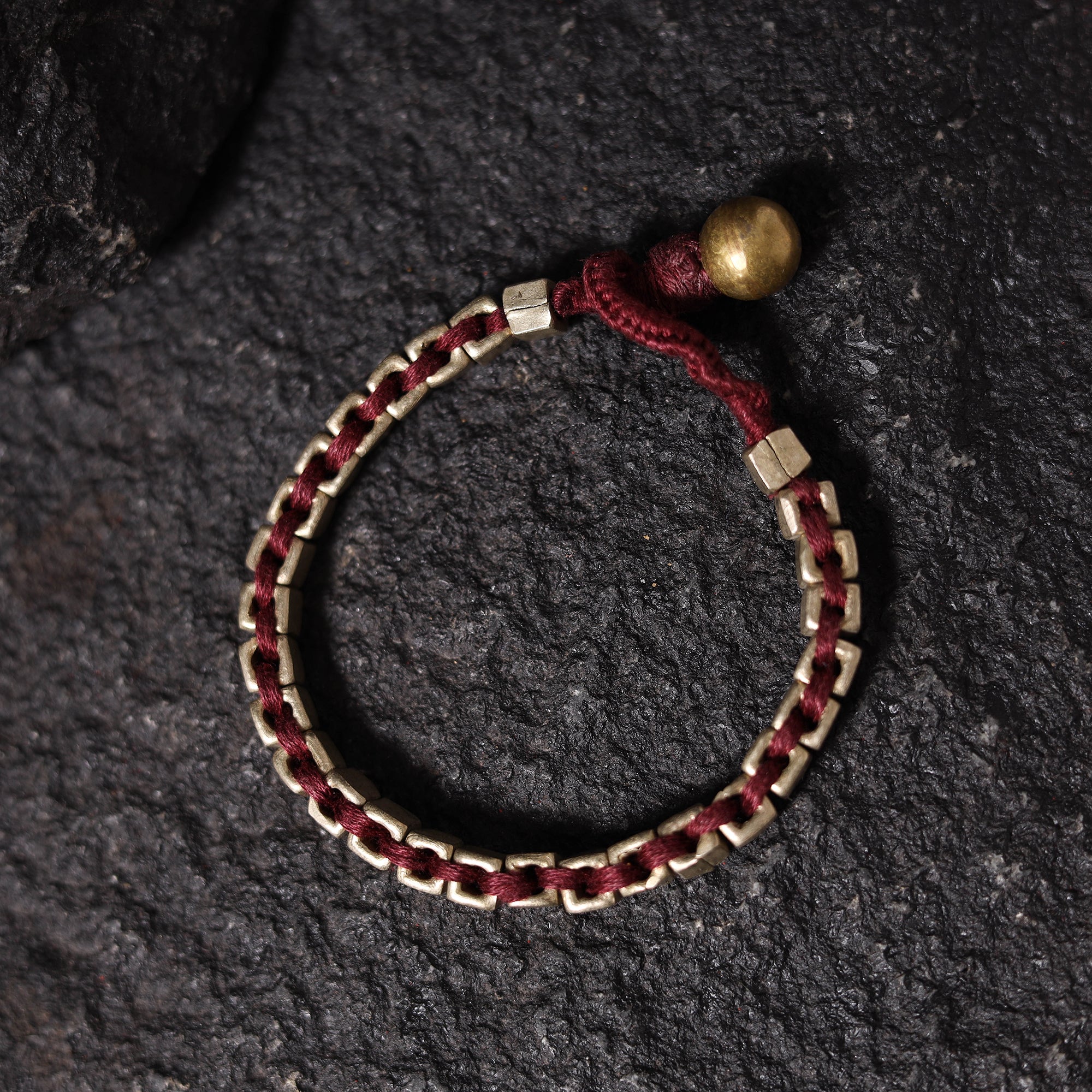 Tribal Odisha Dokra Threadwork Bracelet
