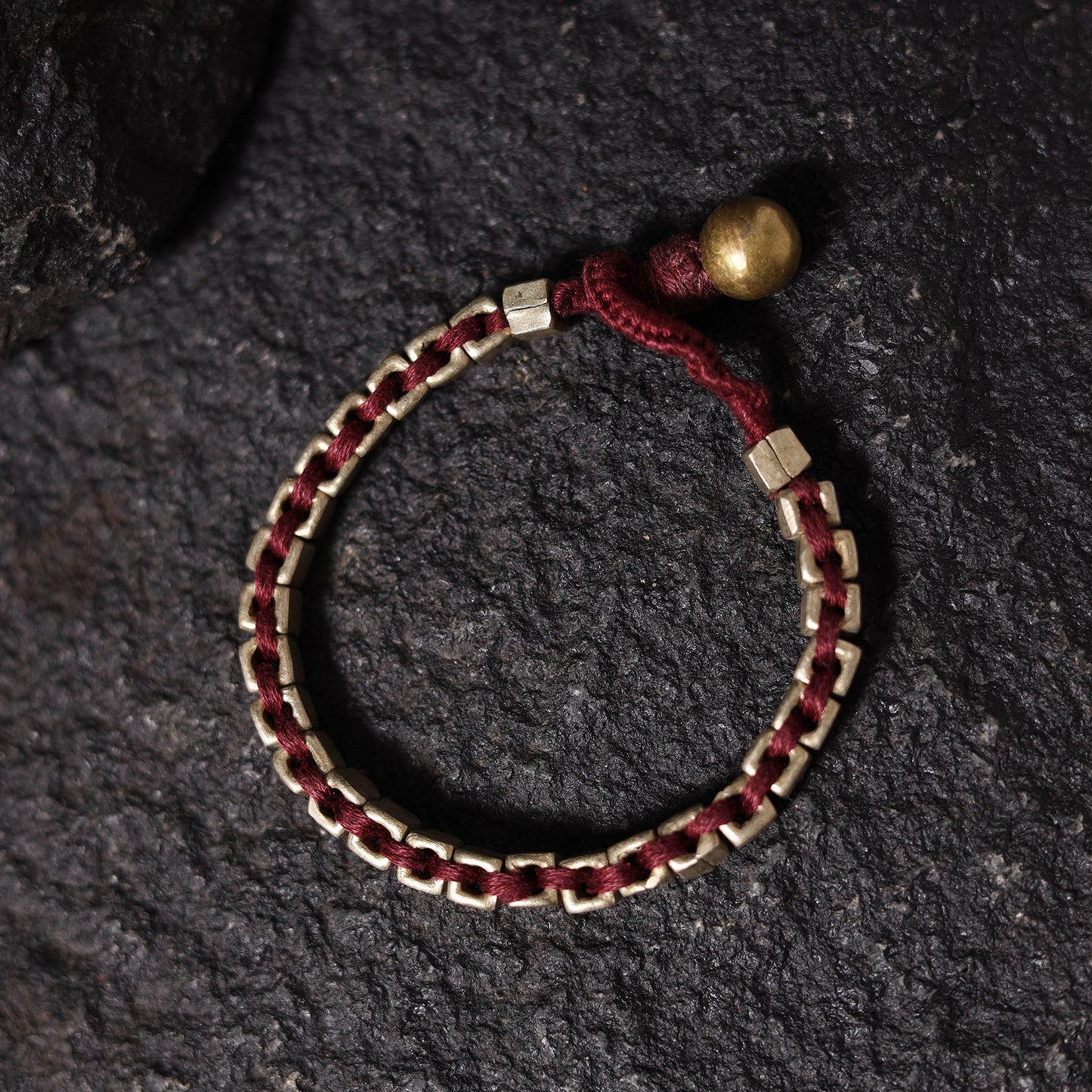 Tribal Odisha Dokra Threadwork Bracelet