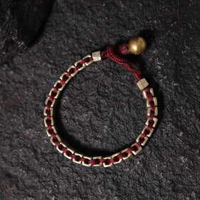Tribal Odisha Dokra Threadwork Bracelet