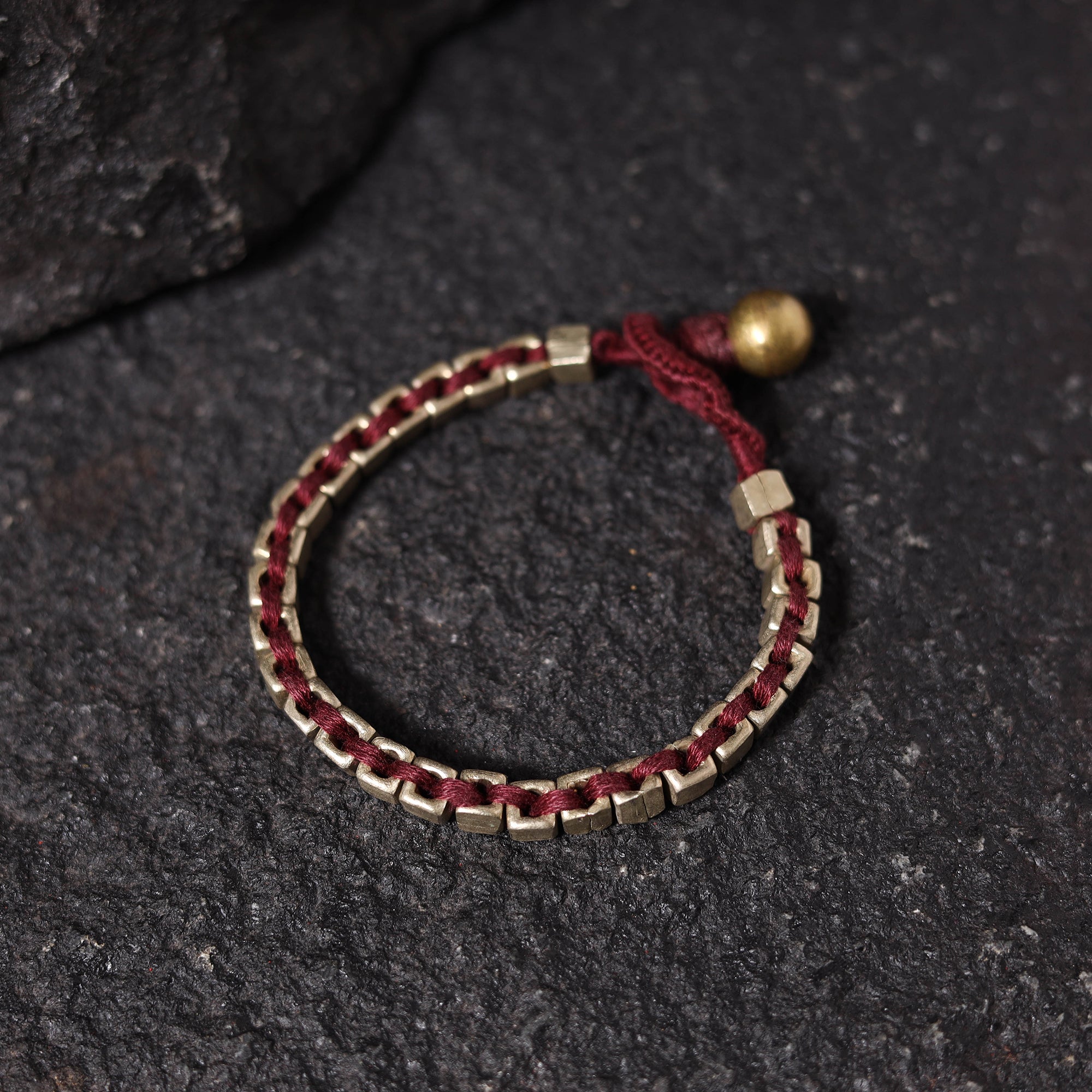 Tribal Odisha Dokra Threadwork Bracelet