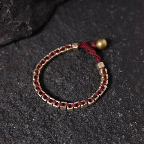 Tribal Odisha Dokra Threadwork Bracelet