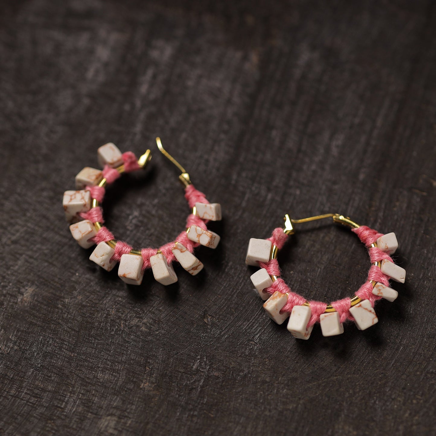  Trisha Handmade Thread & Stone Work Earrings 15 