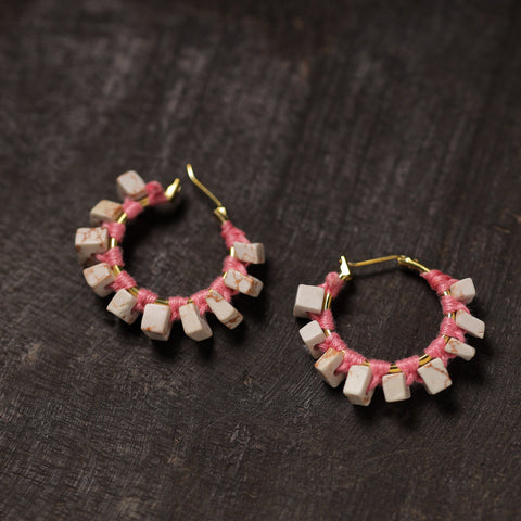  Trisha Handmade Thread & Stone Work Earrings 15 