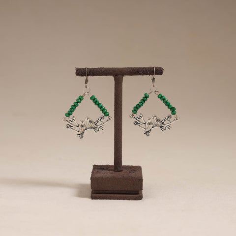 Multicolor - trisha wooden beads earrings with german