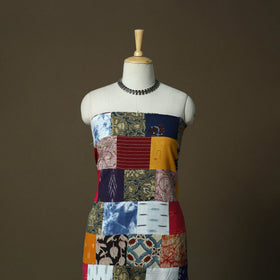 Multicolor - tukdi patchwork cotton unstitched kurta