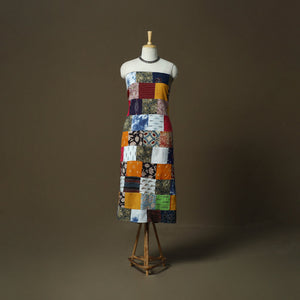 Multicolor - tukdi patchwork cotton unstitched kurta