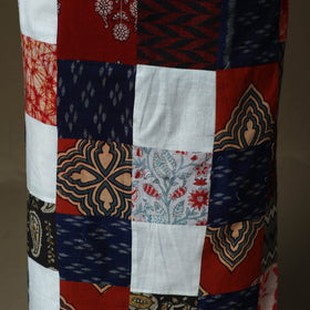Multicolor - tukdi patchwork cotton unstitched kurta