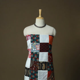 Multicolor - tukdi patchwork cotton unstitched kurta