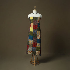 Multicolor - tukdi patchwork cotton unstitched kurta