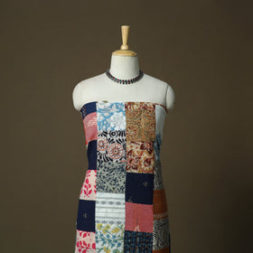 Multicolor - tukdi patchwork cotton unstitched kurta