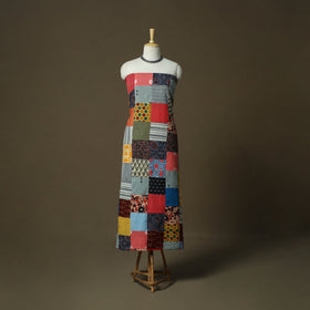 Multicolor - tukdi patchwork cotton unstitched kurta