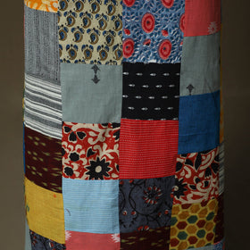 Multicolor - tukdi patchwork cotton unstitched kurta