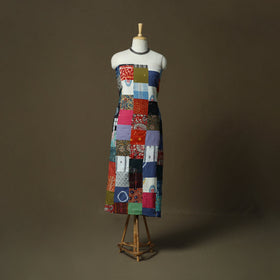 Multicolor - tukdi patchwork cotton unstitched kurta