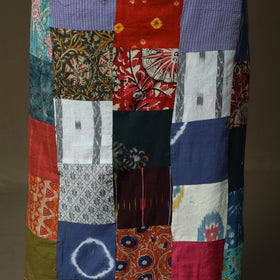 Multicolor - tukdi patchwork cotton unstitched kurta