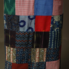 Multicolor - tukdi patchwork cotton unstitched kurta