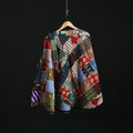 Tukdi patchwork cotton wrap around skirt 10 - handcrafted