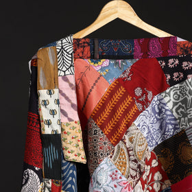 Tukdi patchwork cotton wrap around skirt 11 - handcrafted