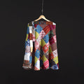 Tukdi patchwork cotton wrap around skirt 18 - handcrafted